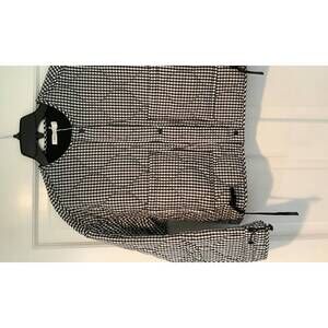 NEW MOD REF rochelle gingham jacket in black